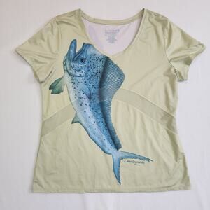 Reel Legends Linnea Szymanski Green Keep it Cool T-Shirt XL